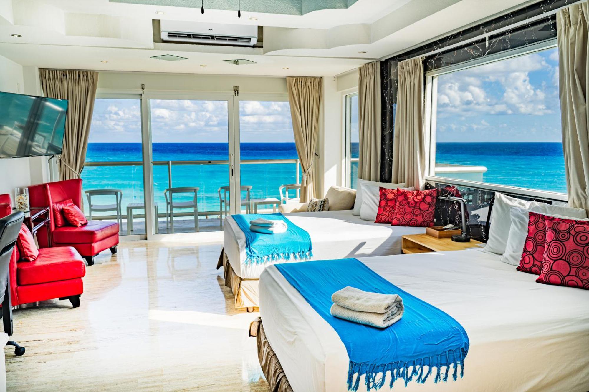 Paradise Beachfront & Nightlife Heart Cancún Extérieur photo